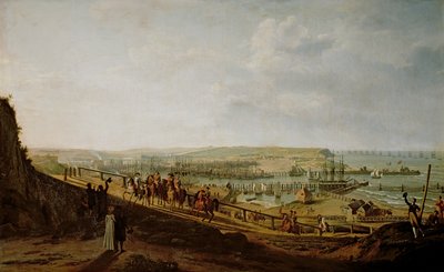 Napoleon I (1769-1821) Wizyta w obozie w Boulogne w lipcu 1804 r. 1806 autorstwa Jean Francois Hue