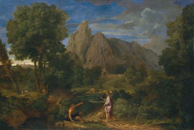 Merkury i Battus autorstwa Jean Francois I Millet