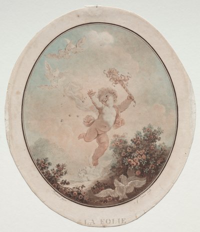 Szaleństwo, 1777. autorstwa Jean Francois Janinet
