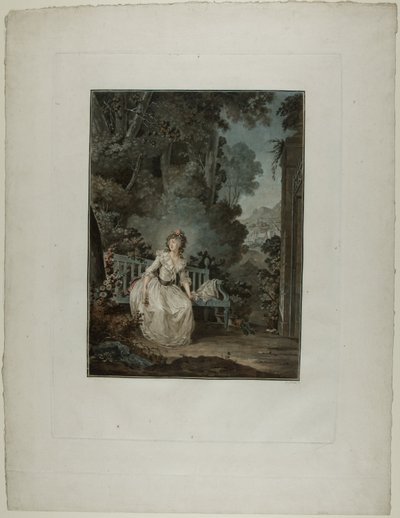 Madame Dugazon w operze „Nina, ou La folle par amour” (Nina, czyli kobieta oszalała z miłości) autorstwa Jean Francois Janinet