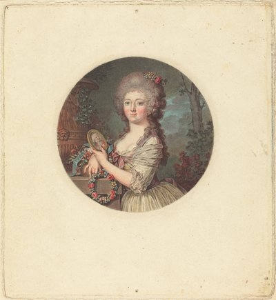 Portret młodej księżniczki autorstwa Jean Francois Janinet