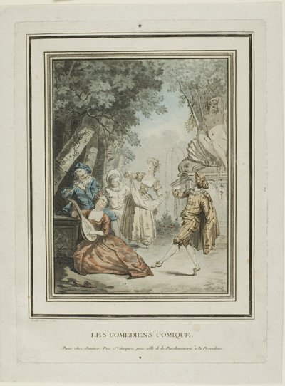 Komicy autorstwa Jean Francois Janinet