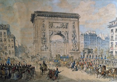 Wpis Piusa VII (papież Luigi Barnabas Chiaramonti pod imieniem Pius VII lub Pius VII). autorstwa Jean Francois Leleu