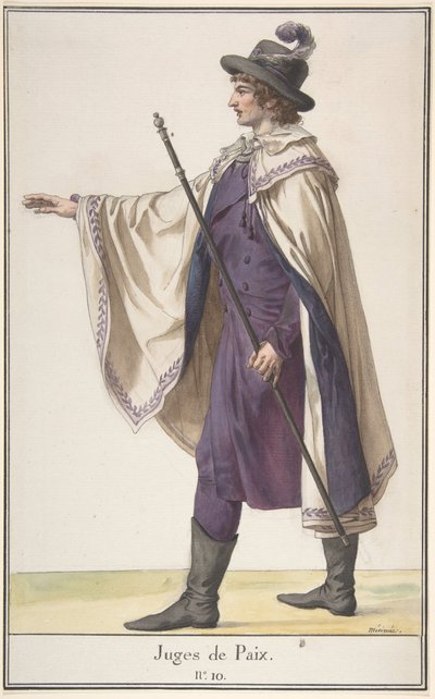 Sędzia Pokoju, ca. 1798-99. autorstwa Jean Francois Leonor Merimee