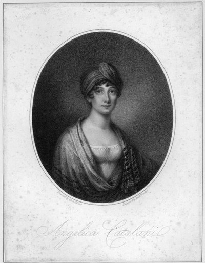 Angelica Catalani, wyryta przez Antoine Cardona autorstwa Jean Francois Marie Huet Villiers