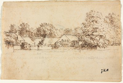 Domki autorstwa Jean Francois Millet