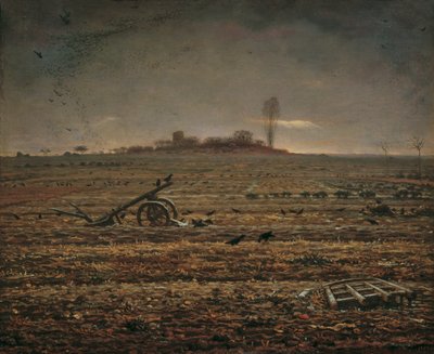 Równina Chailly z broną i pługiem autorstwa Jean Francois Millet