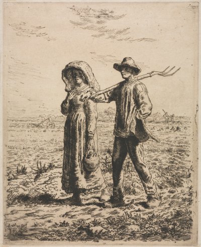 Iść do pracy. autorstwa Jean Francois Millet