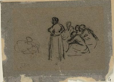 Grupa kobiet autorstwa Jean Francois Millet