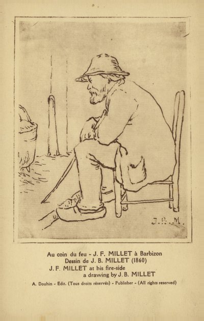 Jean-Francois Millet, francuski malarz autorstwa Jean Francois Millet