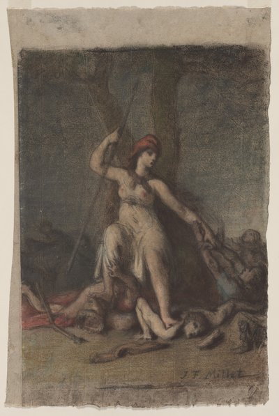Wolność, prawdopodobnie 1848. autorstwa Jean Francois Millet
