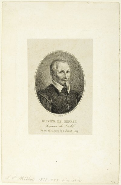 Olivier de Serres autorstwa Jean Francois Millet