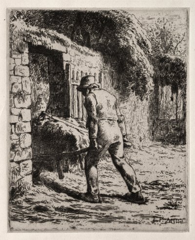 Chłop powracający z hałdy autorstwa Jean Francois Millet