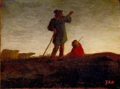 Wspominanie stada, 1866-1872 autorstwa Jean Francois Millet
