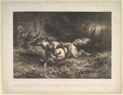 Simon Butler Indian Trails, tom. II, 1852. autorstwa Jean Francois Millet