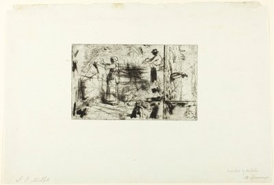 Szkice trzech przedmiotów autorstwa Jean Francois Millet