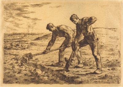 Kopacze (Les becheurs) autorstwa Jean Francois Millet