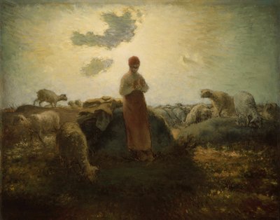 Opiekun stada autorstwa Jean Francois Millet