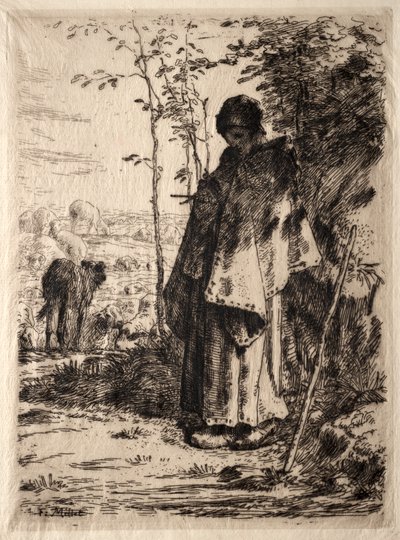Wielka Pasterka autorstwa Jean Francois Millet