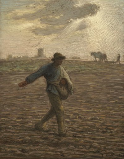 Siewca, ok.1865 autorstwa Jean Francois Millet