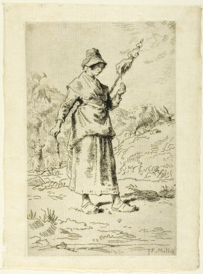 Spinner autorstwa Jean Francois Millet