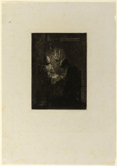 Czuwanie autorstwa Jean Francois Millet