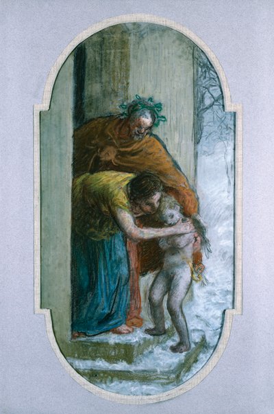 Zima, ok.1864 autorstwa Jean Francois Millet
