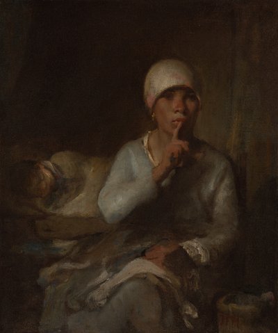 Kobieta i dziecko (cisza) autorstwa Jean Francois Millet