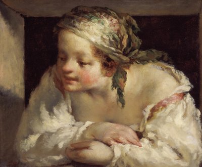 Młoda kobieta, 184445. autorstwa Jean Francois Millet