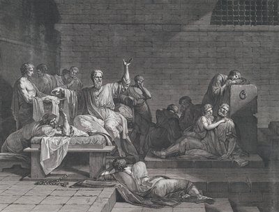Śmierć Sokratesa, 1790. autorstwa Jean François Pierre Peyron