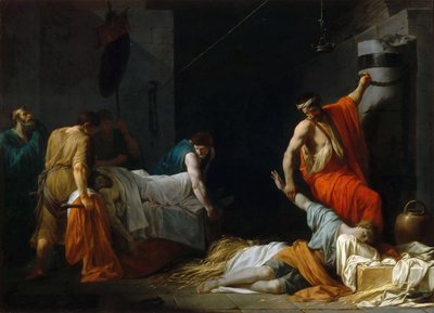 Pogrzeb Miltiadesa autorstwa Jean François Pierre Peyron