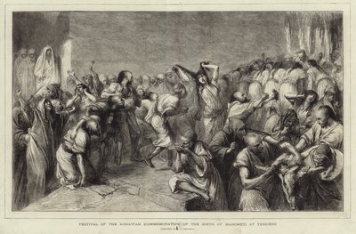 Święto Aissawah autorstwa Jean Francois Portaels