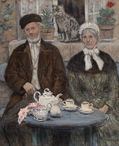 Podwieczorek autorstwa Jean Francois Raffaelli