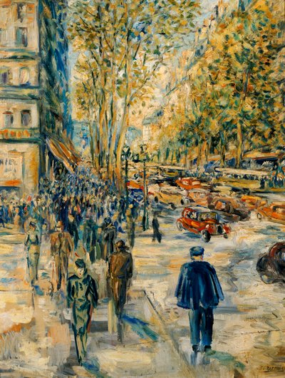 pola Elizejskie autorstwa Jean Francois Raffaelli
