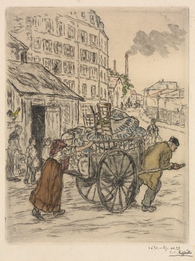Poruszający autorstwa Jean Francois Raffaelli