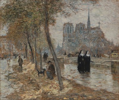 Notre Dame de Paris autorstwa Jean Francois Raffaelli