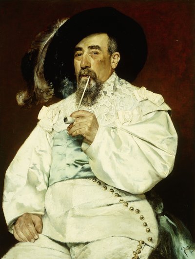 Portret dżentelmena, 1876 autorstwa Jean Francois Raffaelli
