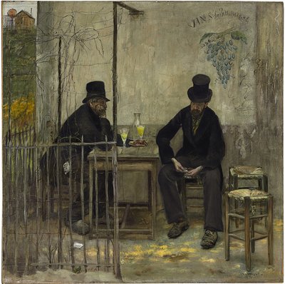 Pijący Absynt autorstwa Jean Francois Raffaelli