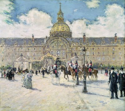 Hotel des Invalides autorstwa Jean Francois Raffaelli