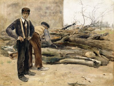Drwale, autorstwa Jean Francois Raffaelli