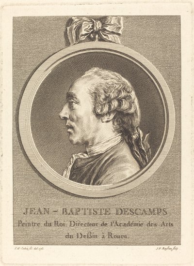 Jean-Baptiste Descamps autorstwa Jean Francois Rousseau