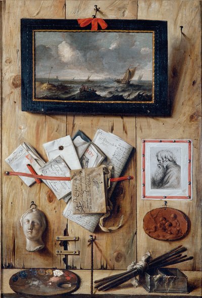 Kącik Pracowni Artystów autorstwa Jean Francois de Le Motte