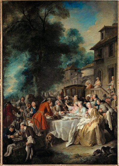 Lunch myśliwski ... autorstwa Jean François de Troy