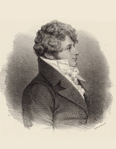 Portret pianisty i kompozytora Daniela Steibelta 1765-1823 , 1834. autorstwa Jean François Benard