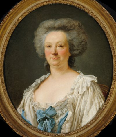 Portret Madame Geoffrin 1699-1777, 1787. autorstwa Jean François Gilles Colson