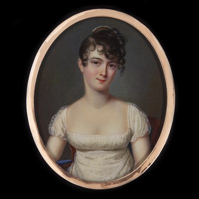 Portret Madame Récamier, ur. Julie Bernard 1777-1849, ok. 1805 r. autorstwa Jean-François Gérard Fontallard