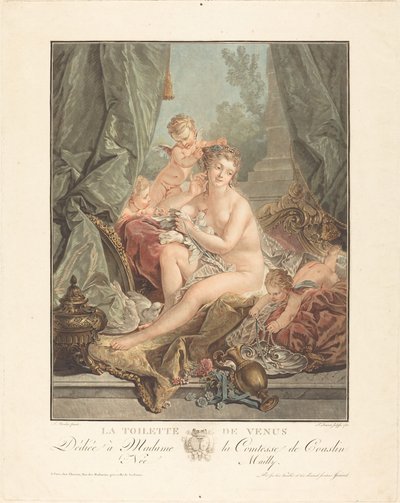 Toaleta Wenus autorstwa Jean François Janinet after François Boucher