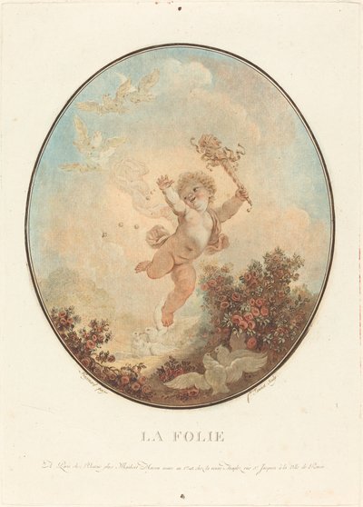 Foliowanie autorstwa Jean François Janinet after Jean Honoré Fragonard
