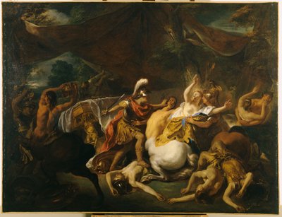 Bitwa pod Lapithes i Centaurs autorstwa Jean François de Troy