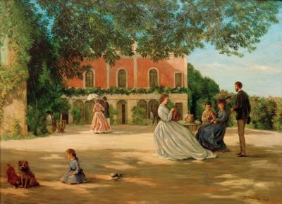 Taras Merica autorstwa Jean Frederic Bazille